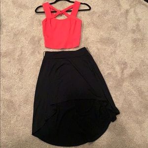 Skirt and top